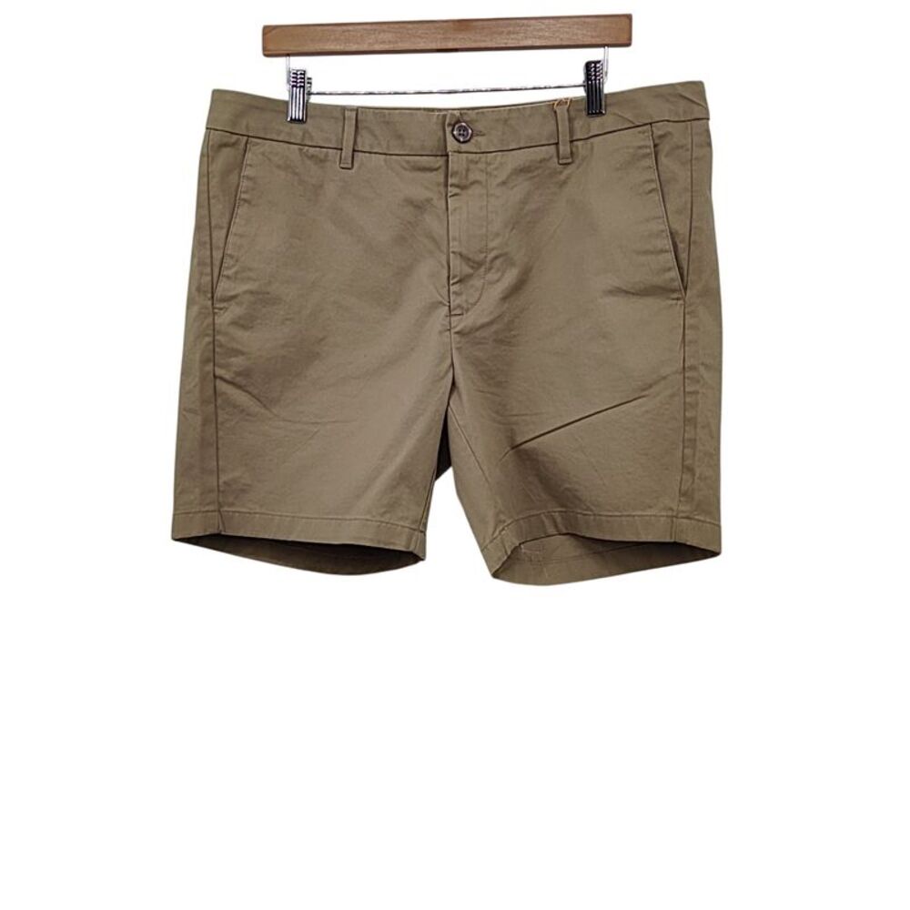 Quince Organic Cotton Classic Stretch Chino Shorts - 7" Sand Dune 36